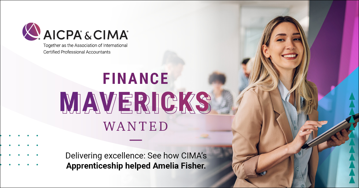 Simultaneously studying, working, and earning was a combination of success for Amelia Fisher. CIMA’s Apprenticeship helped her develop business skills and secure a career at DHL. ow.ly/gUII50QtALp