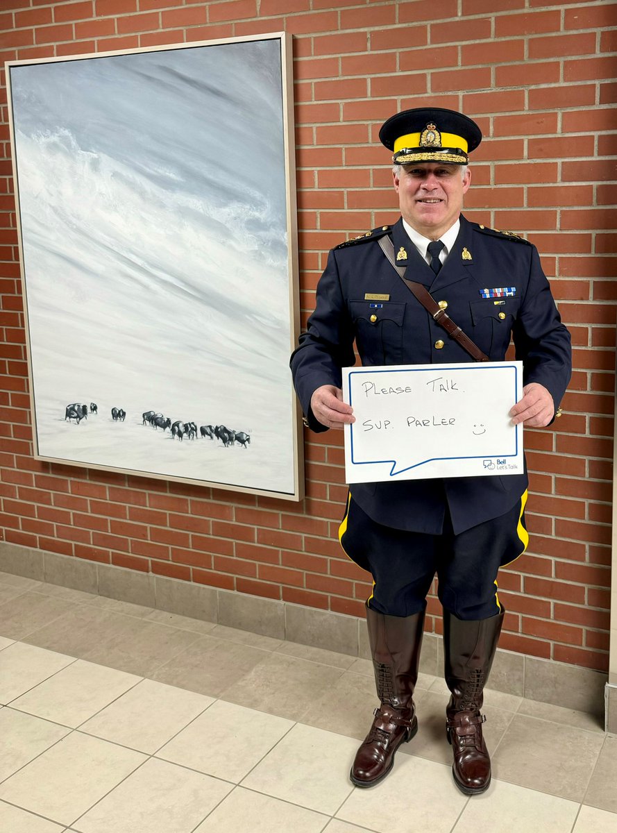 Let’s create real change – for ourselves and the people around us. Your mental health matters! Don’t suffer in silence. There are many ways to get help, including calling or texting 9-8-8. Learn more rcmp-grc.gc.ca/en/family-corn…   #BellLetsTalk #GCMentalHealth