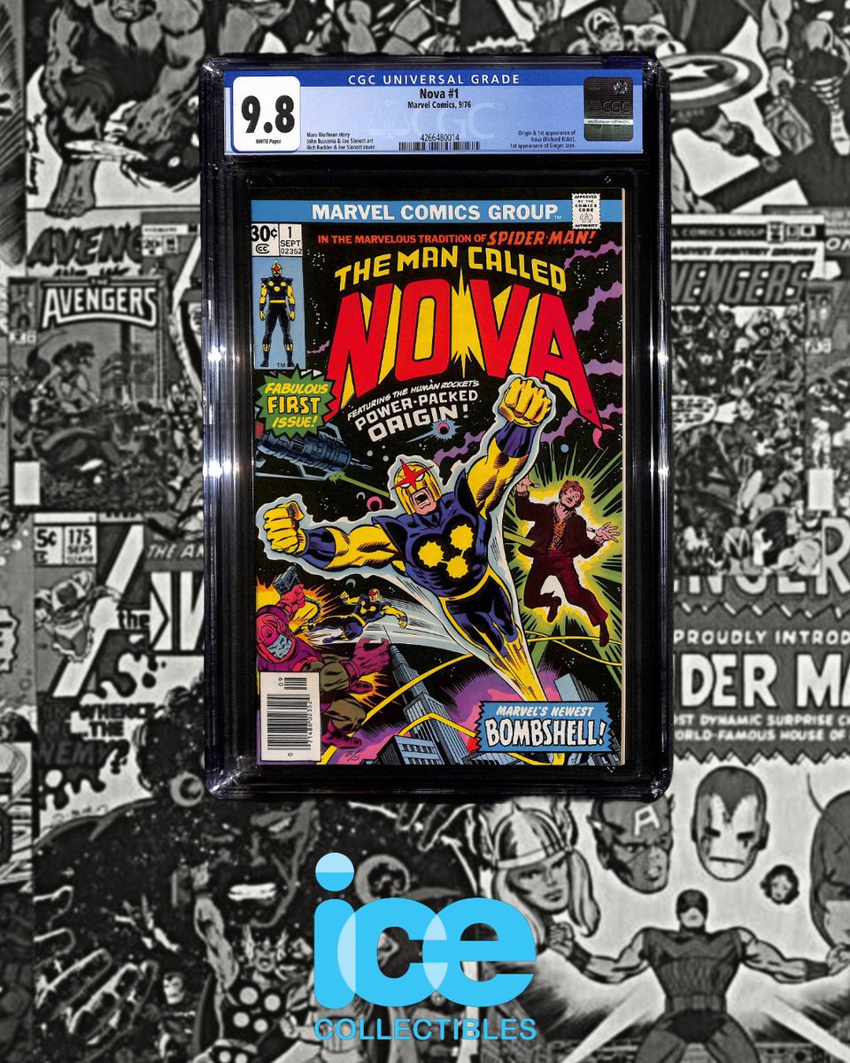 icecollectibles's tweet image. Is there anything better than looking at Marvel high grade Marvel books on a Wednesday morning? We don&apos;t think so! Check out these great key issues that are taking off like a rocket from our website and eBay pages! #comics #nova #keyissue #collectibles