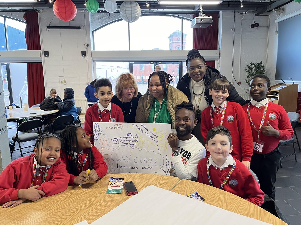 We had a fantastic day last week with the @ACCWales HarMINDise project! Local schools came together at the Waterfront Museum to consider ways to improve health and well-being for children and young adults. Read our full blog here: swansea.cityofsanctuary.org/2024/01/24/har…