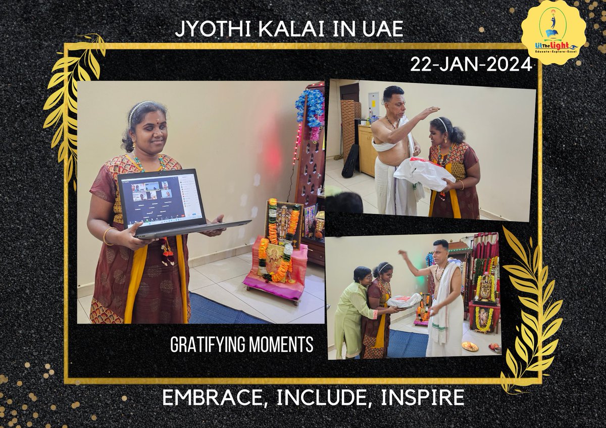 LitTheLight's tweet photo. Frozen moments of gratification, appreciation, inclusion, embrace &amp; inspiration in UAE visit of LTL protege,Jyothi Kalai yesterday and today...in Dubai.

#jyothikalai #embrace#include#inspireothers#visuallychallenged#litthelighttrust#musicalperformance https://t.co/wDWxniYBme