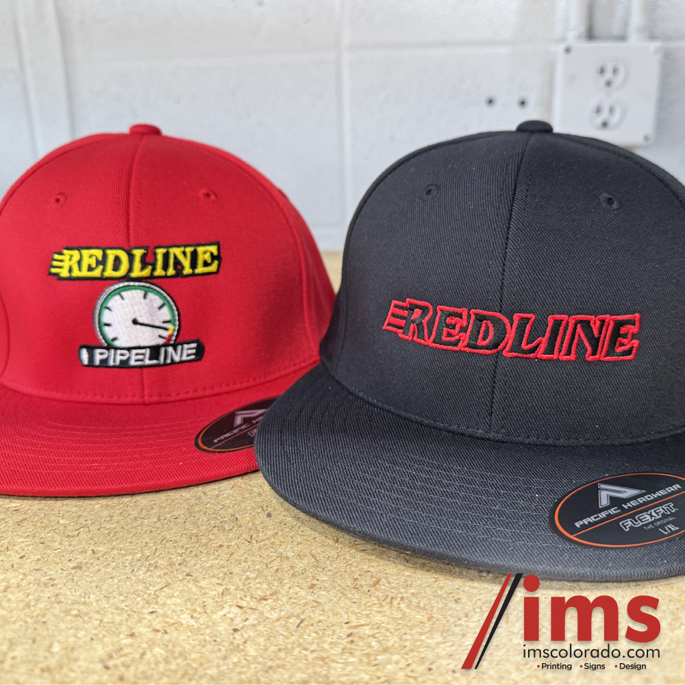 JJHeimColorado's tweet image. Custom hats? Yes, we'd love to help you! We just made these custom embroidered #flexfit hats for our friends at #RedlinePipeline.  Thanks Redline for the nice order! #keepitlocal #PacificHeadwear #CustomHats #Pipeline #ConstructionHats #PremiumHats