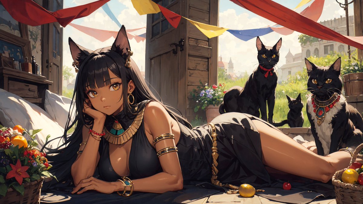ai_painter_alc's tweet photo. ばすてと様🐈‍⬛🐈‍⬛🐈‍⬛
#AIgirls #AIArtwork #AIイラスト好きさんと繋がりたい
#PPPAnime https://t.co/BTIx5rvauU