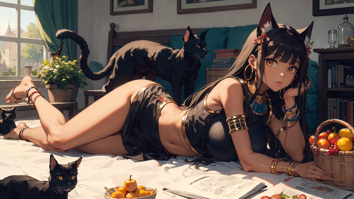 ai_painter_alc's tweet photo. ばすてと様🐈‍⬛🐈‍⬛🐈‍⬛
#AIgirls #AIArtwork #AIイラスト好きさんと繋がりたい
#PPPAnime https://t.co/BTIx5rvauU