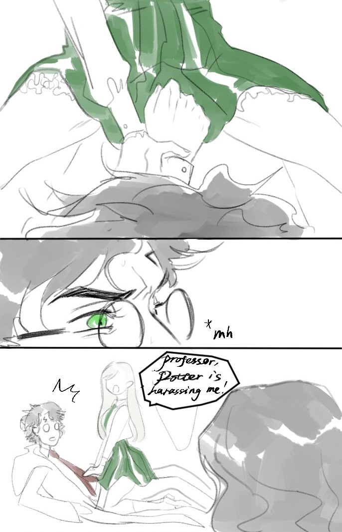Ker82193372's tweet photo. Found a short Drarry comic I never post here.
Harry messed up his potion and spilt on Draco which make Draco changes into a girl in a short time.
warning: naughty Draco, slightly sexual content. https://t.co/ufaCIfmmN6