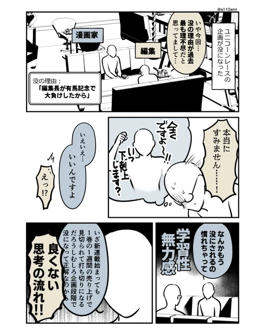 新連載を考える漫画家と編集のオリジナル漫画(のネーム ) 
ネタ合体編(1/3) 