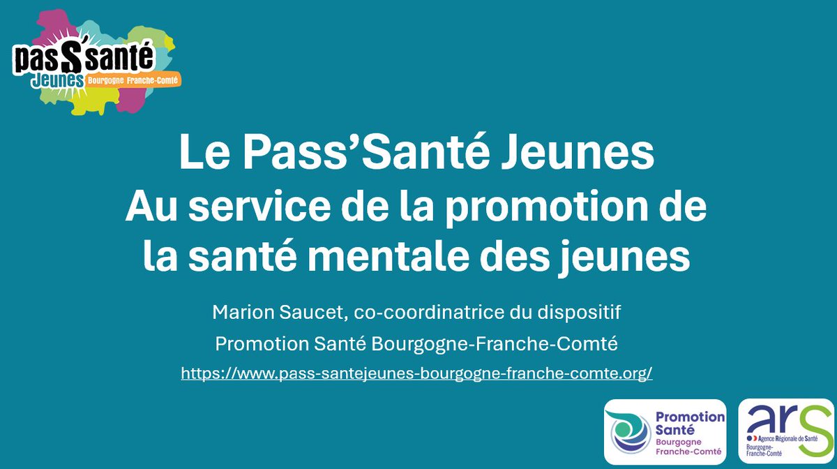 Le Pass'Santé Jeunes au programme d'une conférence <a href="/reseauUNIReS/">UNIRéS</a> . Nous allons explorer, à travers le retour d'expérience d'un projet de promotion de la santé mentale, comment les outils du #PassSantéJeunes peuvent être mobilisés.
🔜 30/01 à 18 h unires-edusante.fr/unires-formati…