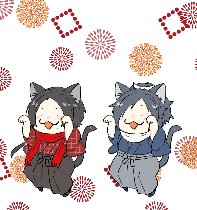 ホホッ
#みんなのケモミミ男士見せてください 