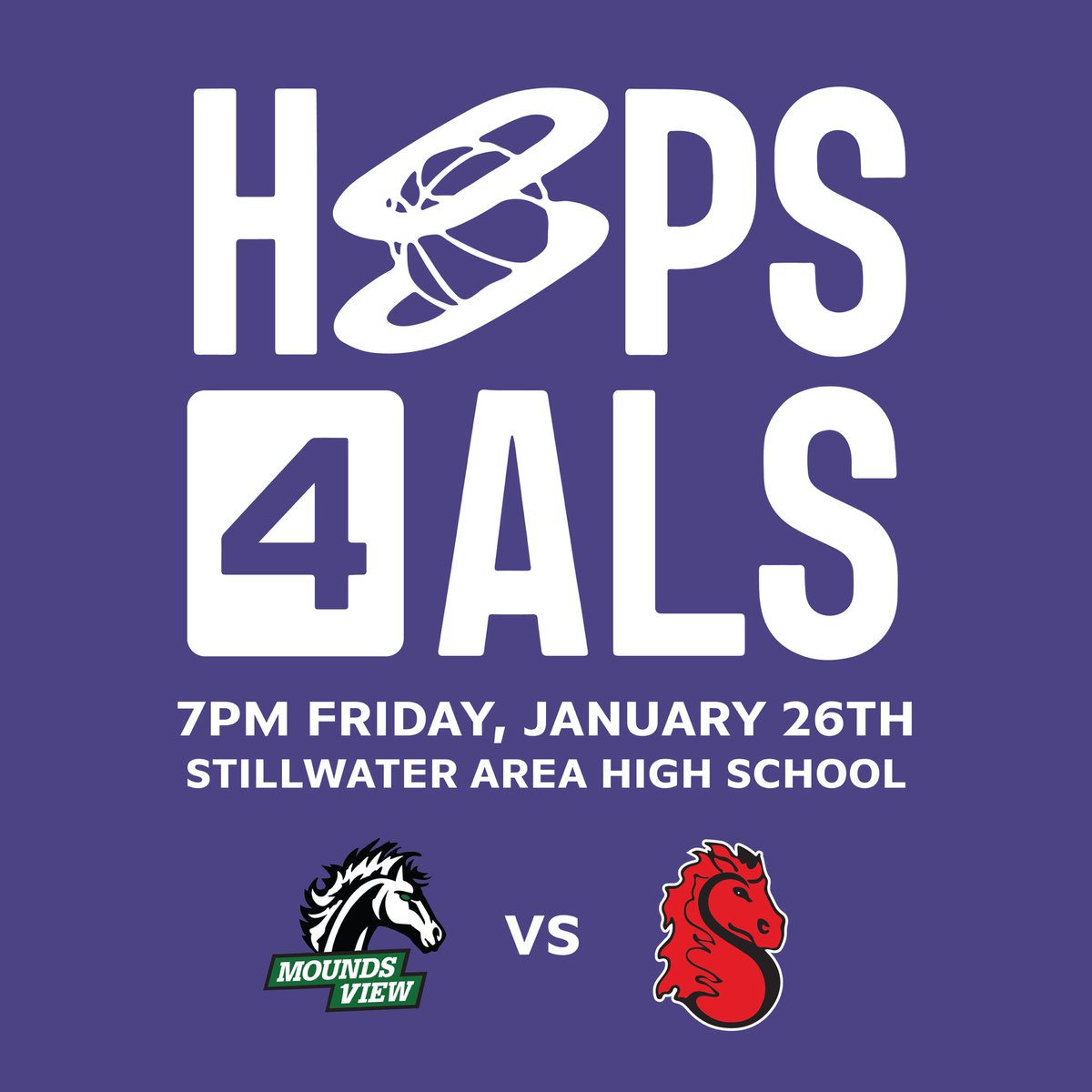 Come support ALS awareness on Friday, January 26. The Ponies will take on @MVMustangsHoops at 7:00pm. This will be the second Hoops4ALS game benefiting the ALS Therapy Development Institute, first being Duke vs Pitt last week. Let’s keep the momentum going!! @NorthstarAlex