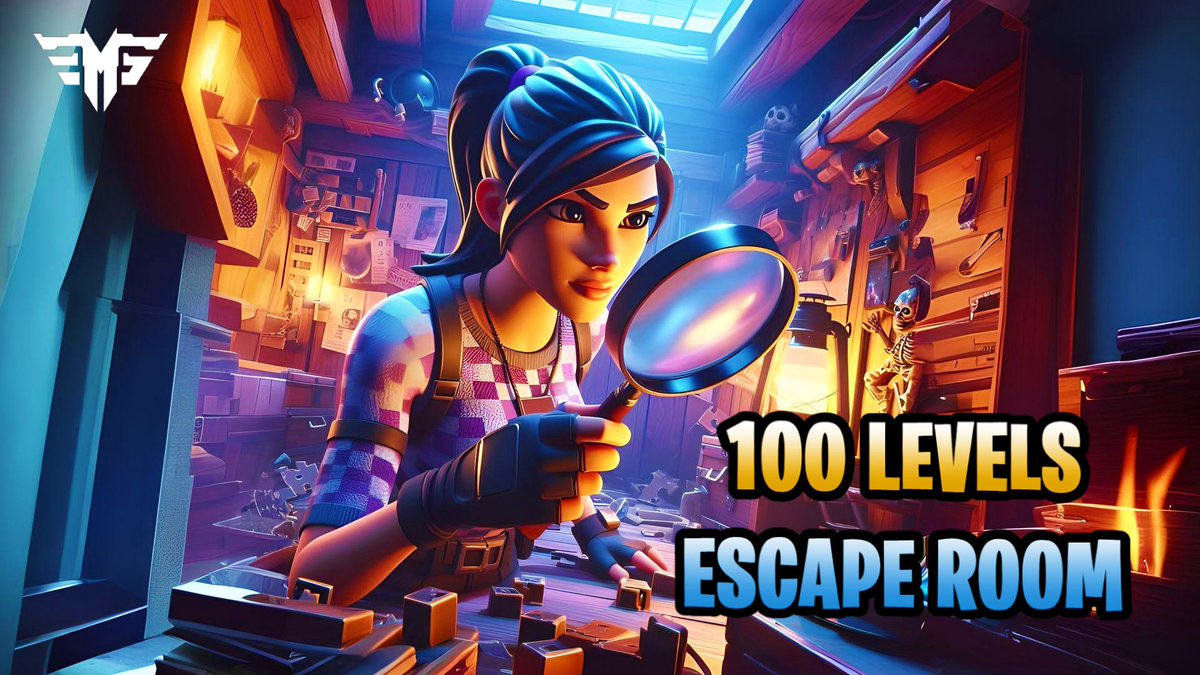 ❗New Map❗ 🔎 100 LVL ESCAPE ROOM 🕵️‍♂️ Is Your IQ High Enough To Escape All The Rooms? Jump In And Find Out! ✔ 100 Levels ✔ Unique Levels ✔ Fun & Chill ✔ Casual Map Code: 3169-6730-3517 Creator Code: EMG #EpicPartner