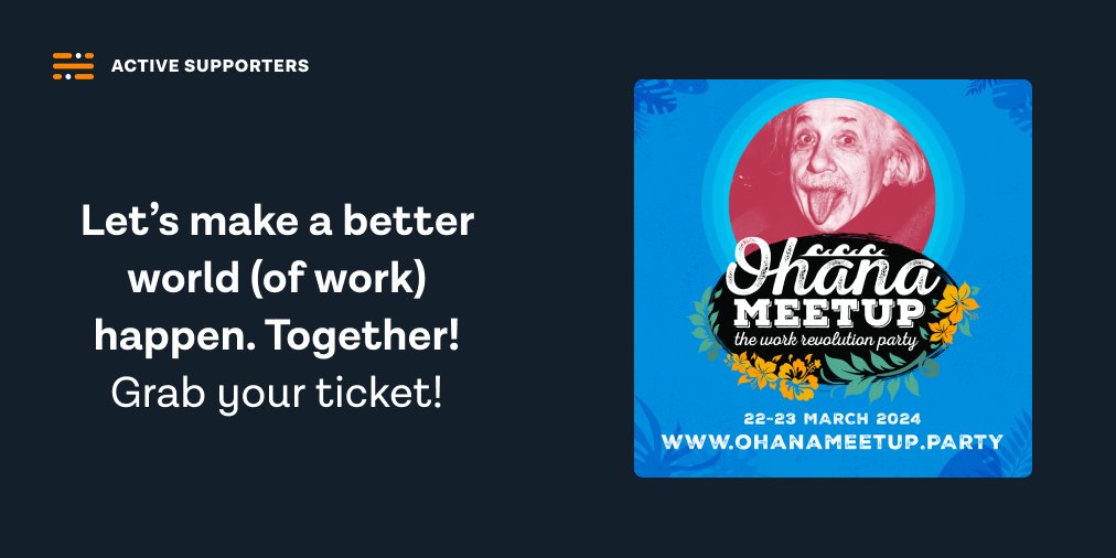 Fifth Beat (@fifthbeat) on Twitter photo #OhanaMeetup 2024, March 22-23: we’re proudly active supporters!
The Ohana Meetup, powered by <a href="/CocoonPro/">Cocoon Pro</a> , is an ecosystem enabler for the whole tribe of professionals, and passionate people who want to evolve the world (of work).
Grab your ticket → ohanameetup.party #OhanaMeetup 2024, March 22-23: we’re proudly active supporters!
The Ohana Meetup, powered by <a href="/CocoonPro/">Cocoon Pro</a> , is an ecosystem enabler for the whole tribe of professionals, and passionate people who want to evolve the world (of work).
Grab your ticket → ohanameetup.party