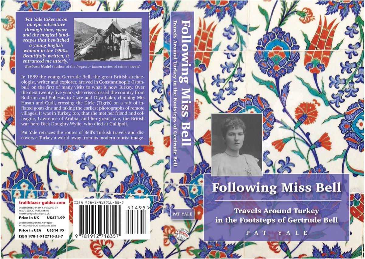 patyale's tweet photo. At the risk of boring ppl, just wanted to say that my book Following Miss Bell: Travels Around Turkey in the Footsteps of Gertrude Bell goes on sale in US &amp; Canada as of next week so pre-ordering shld now be possible. Thanks. https://t.co/7btJ8Au3QG