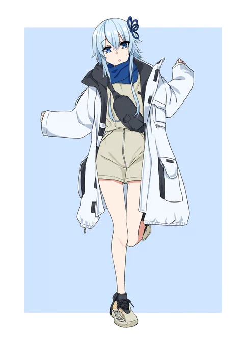#よそのコ私服部冬服編 氷麗姫六華(つららめりっか)ちゃん!!!