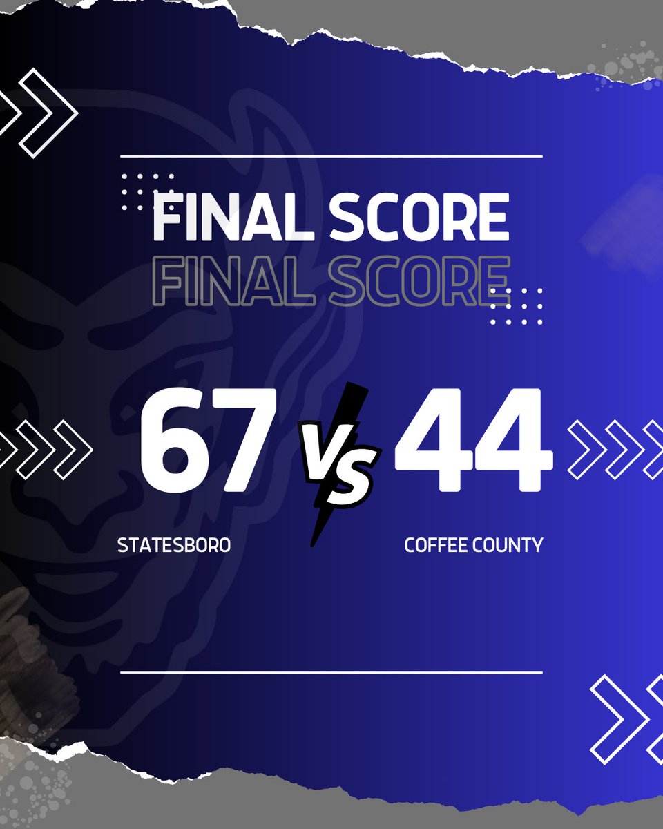 🚨Final🚨

Alyssa Staten 19p 13r 2b 
Maggie O’Neil 16p 2r
Reya Johnson 12p 8r 2s 7a
Gerziya Haggray 12p 5r 
Demia Hartwell 2p 7r 3a
#LadyBlueDevils🏀