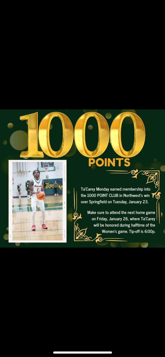 Congratulations Ta’Carey Monday