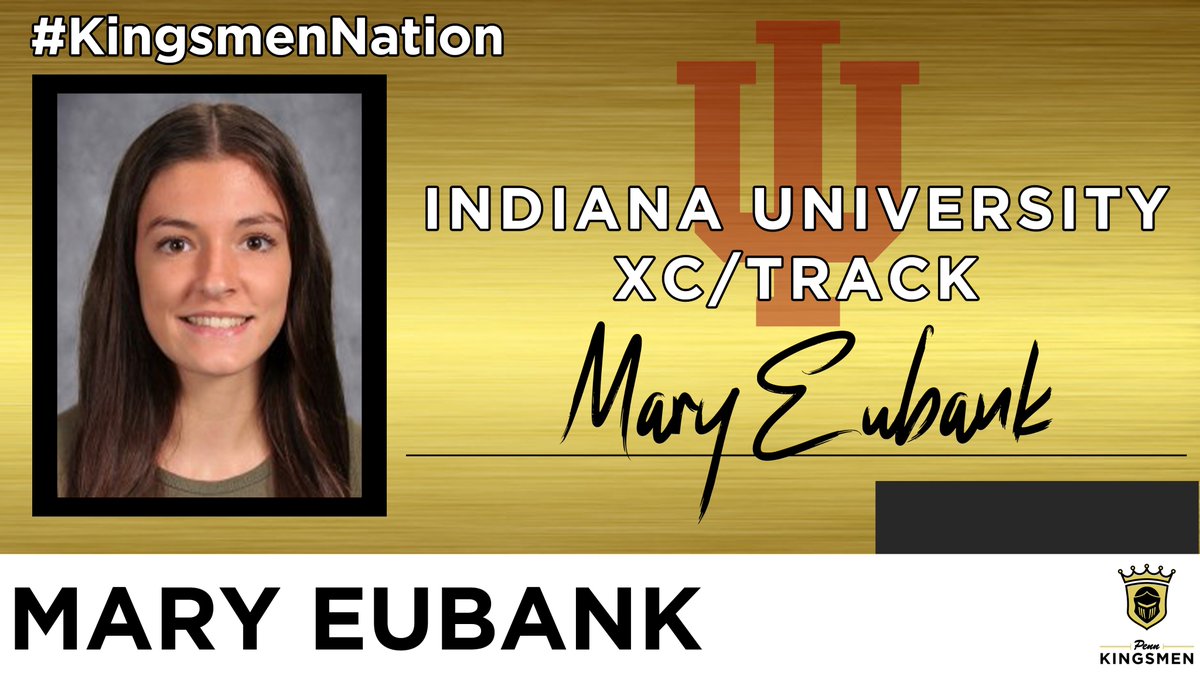 Congrats to Penn's Mary Eubank on committing to Indiana University Cross Country and Track.
