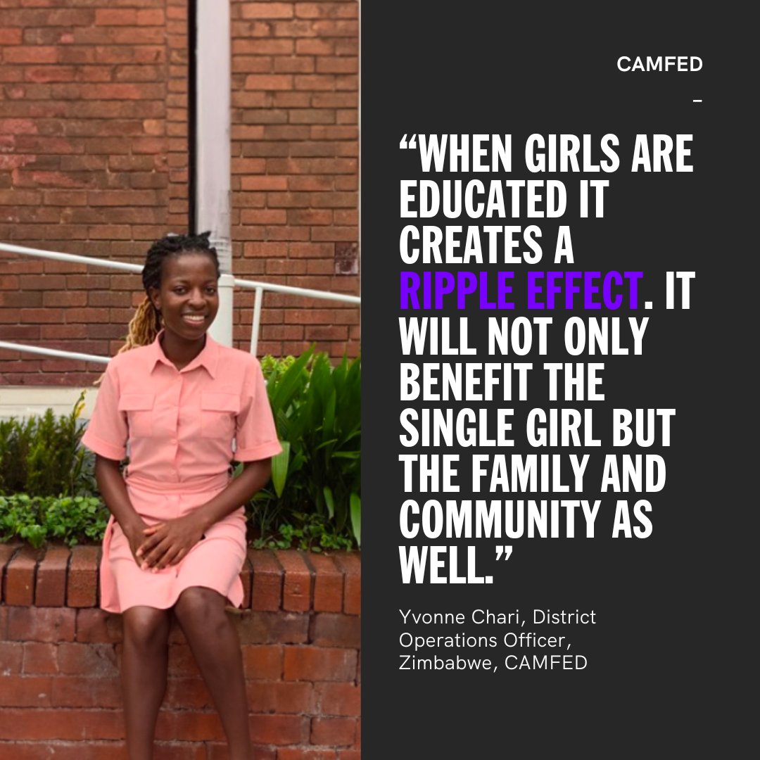TheAudaciousPrj's tweet image. 📚 &quot;When girls are educated it creates a ripple effect, it will not only benefit the single girl but the family and community as well&quot; 

🔗 Last chance to donate to @Camfed: kristofimpact.org

#audaciousproject