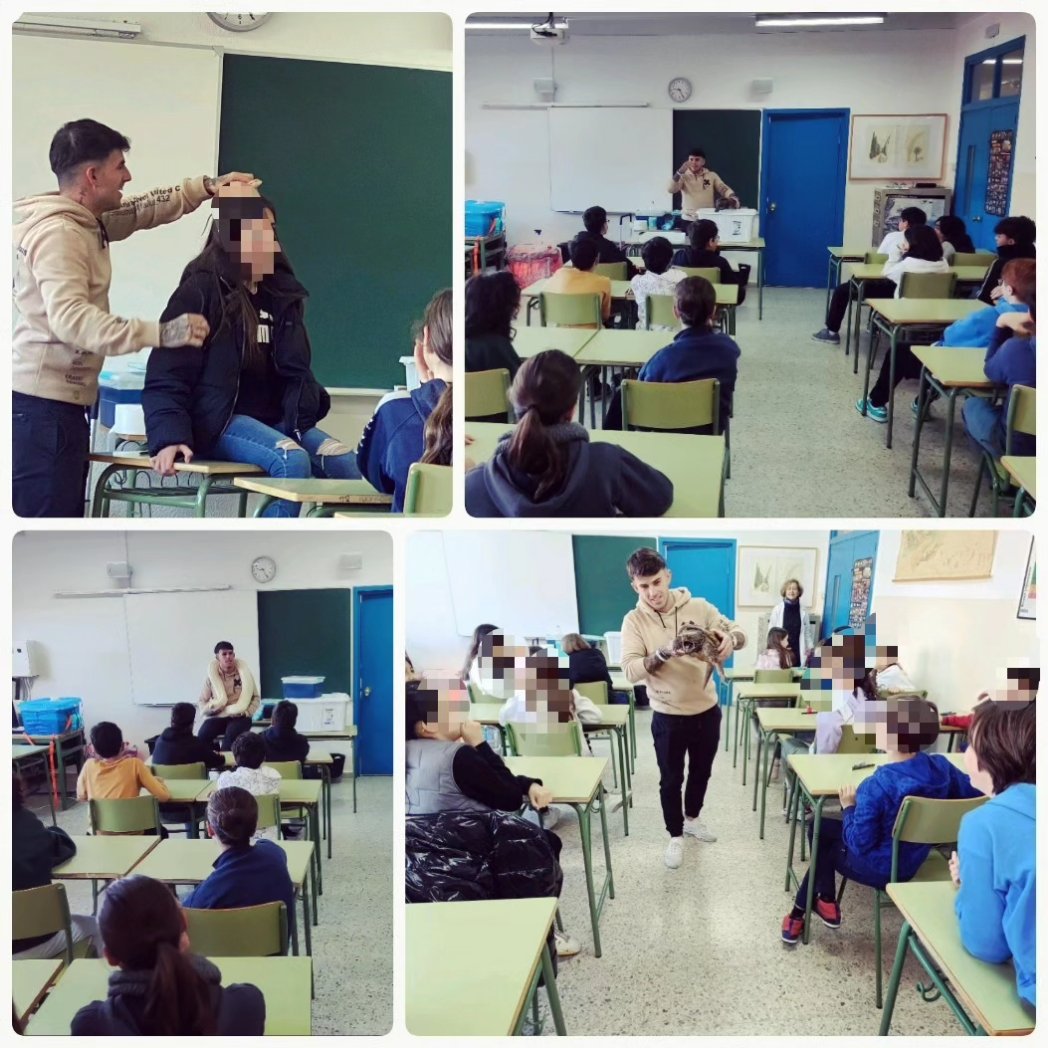 IES San Juan Bautista (@ies_sjb) on Twitter photo Hoy los estudiantes de 1ESO han realizado un taller sobre especies exóticas, con el objetivo de ver estos animales de cerca y entender que, pese a ser muy espectaculares, no aportan nada como mascotas, y entrañan una serie de riesgos para sus dueños y para el medio ambiente. Hoy los estudiantes de 1ESO han realizado un taller sobre especies exóticas, con el objetivo de ver estos animales de cerca y entender que, pese a ser muy espectaculares, no aportan nada como mascotas, y entrañan una serie de riesgos para sus dueños y para el medio ambiente.