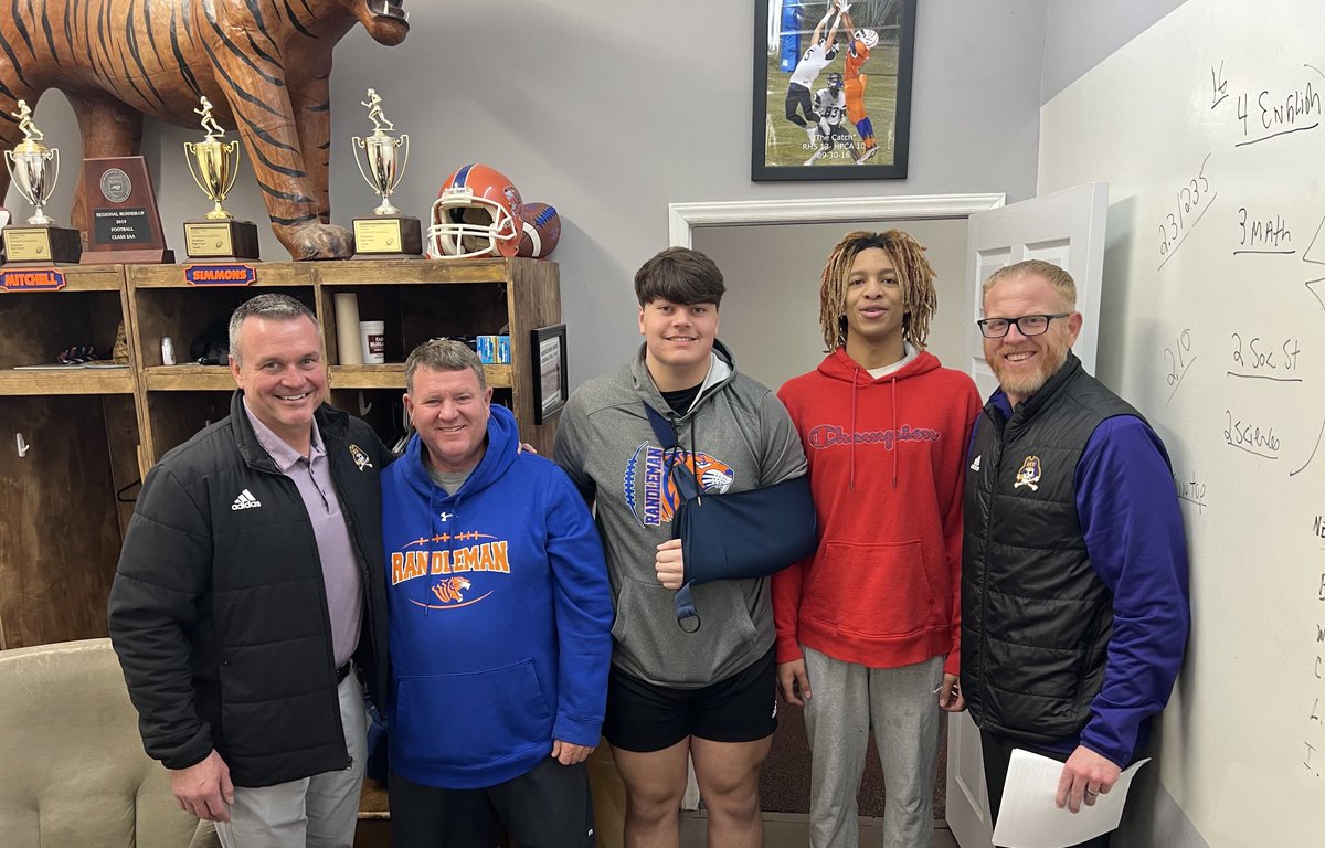Randleman Football (@randlemanfb) on Twitter photo We are excited to have <a href="/ECUPiratesFB/">ECU Football</a> on campus today. <a href="/Tyshaun_1/">Tyshaun Goldston</a> <a href="/TigerNation_RHS/">Randleman Athletics</a> We are excited to have <a href="/ECUPiratesFB/">ECU Football</a> on campus today. <a href="/Tyshaun_1/">Tyshaun Goldston</a> <a href="/TigerNation_RHS/">Randleman Athletics</a>