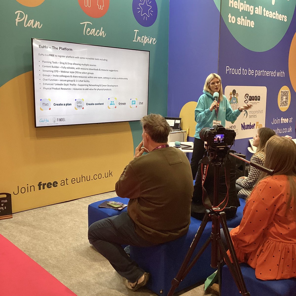 Want to find out more about EuHu? 🤔💭 Come along and watch one of our EuHu demonstrations at stand SK51! #primaryteacher #primaryeducation #earlyyears #EYFS #BETT2024