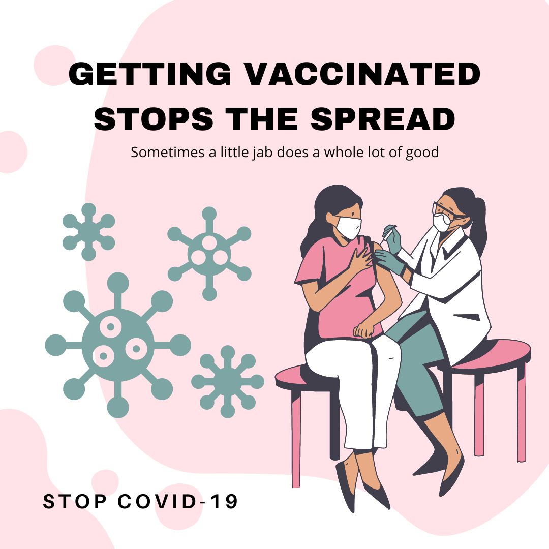 Getting vaccinated can protect you and help stop the spread of Covid-19. Talk to your healthcare provider and get more info about vaccines at vaccines.gov
