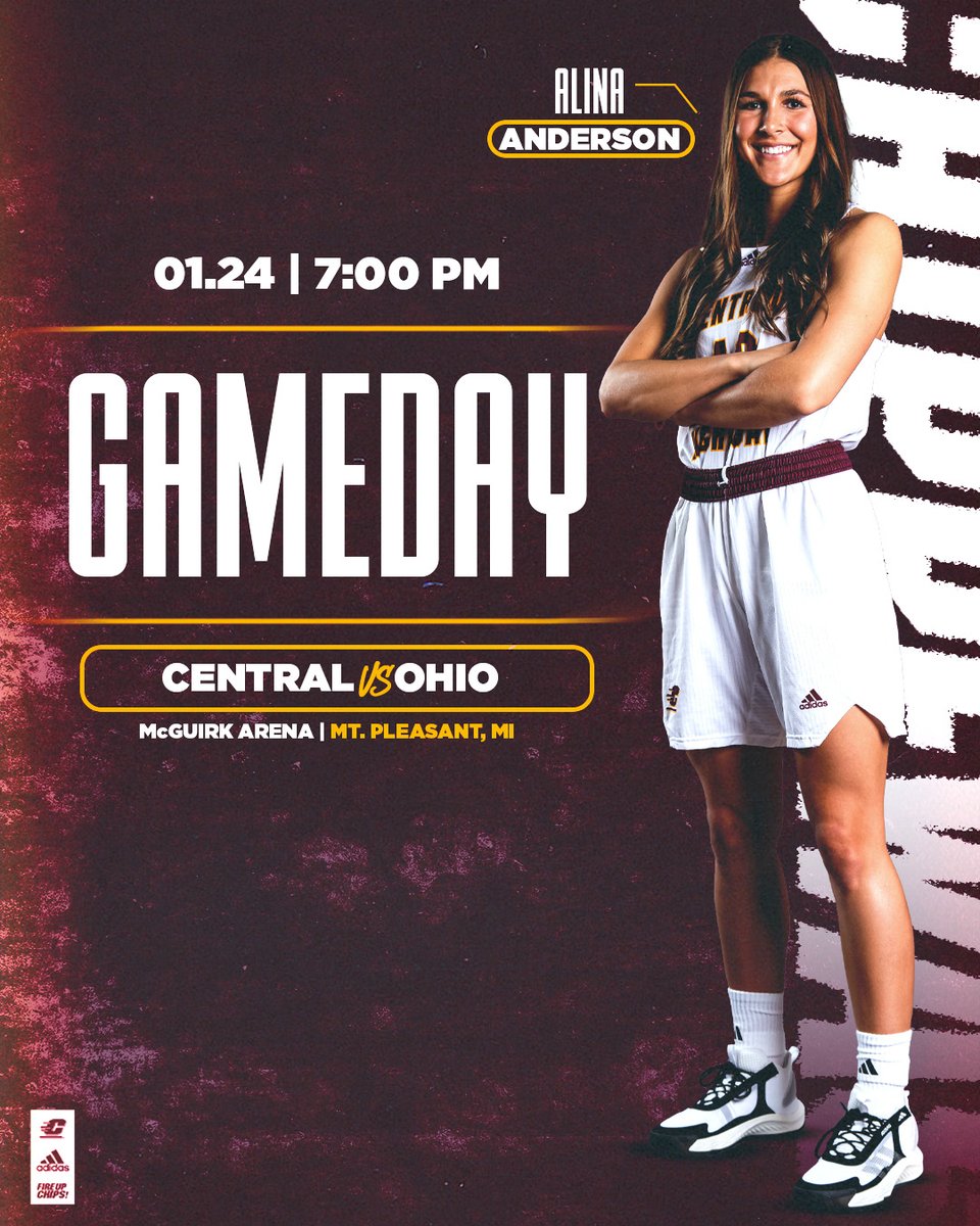 Happy hump day, it's GAME DAY 🐫

🕑: 7 p.m.
📍: MOUNT PLEASANT
🏟️: McGUIRK ARENA

📺📻📈✏️🎟️: bit.ly/3Suylsw

#FireUpChips🔥⬆️🏀