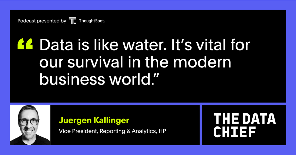 From intern to vice president, hear how Juergen Kallinger has shaped data and analytics at @HP transforming from reporting to decision science! How would you describe data? itunes: tinyurl.com/bw3nd8up #podcast #analytics