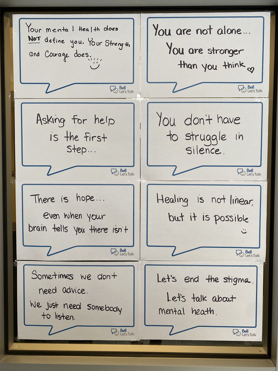💙We want you to know you are not alone, and to know where you can find supports in our community. Let's end the stigma #BellLetsTalk

💙If you or someone you know is in crisis please visit northglengarry.ca/en/community-i… for a list of services that are there to help. 

#endthestigma
