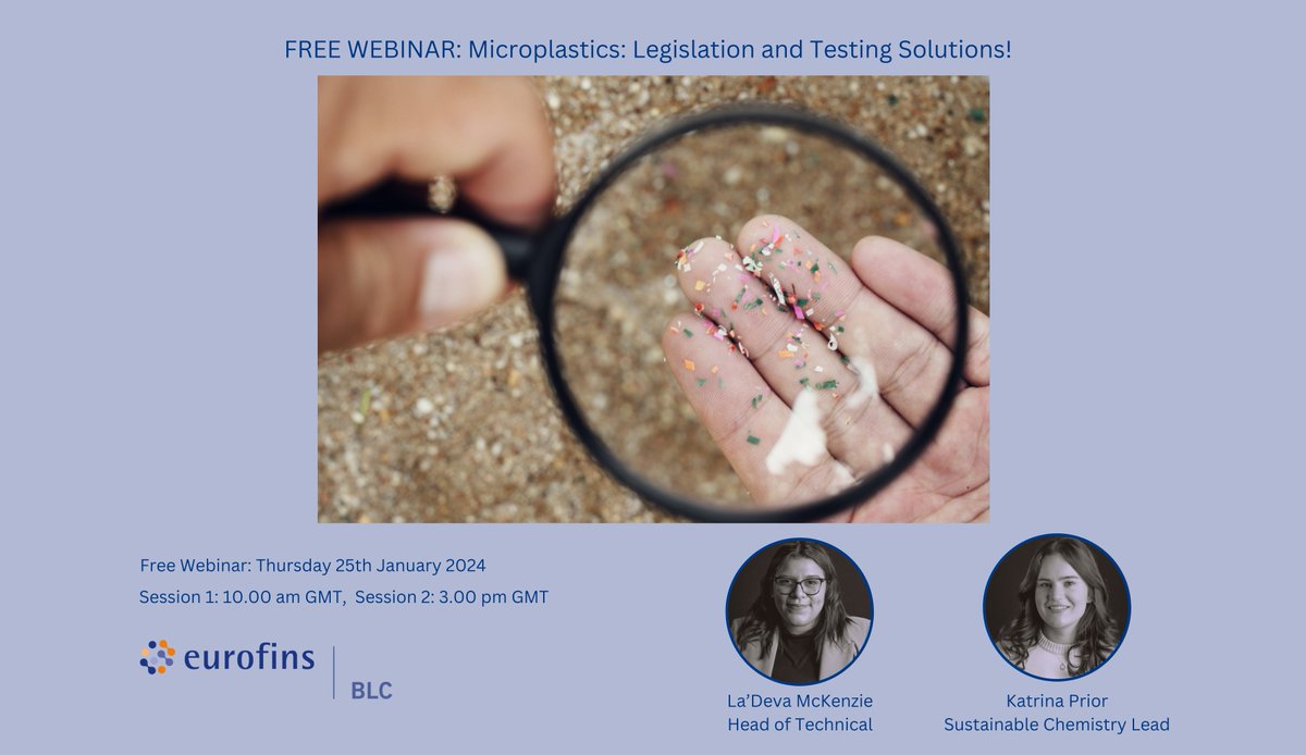 Join us tomorrow for our Webinar on Microplastics. Register now! >>
blcleathertech.com/news/free-webi…
#microplastics #textile #leather #eurofins