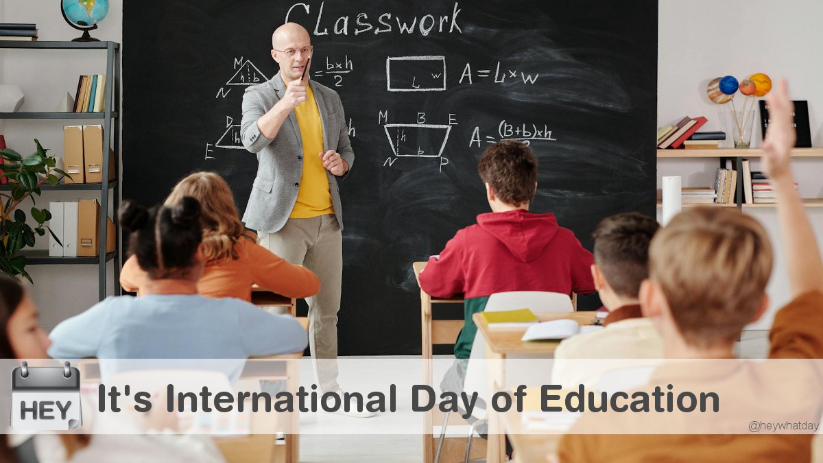 It's International Day of Education! 
#InternationalDayOfEducation #InternationalEducationDay #EducationDay2024