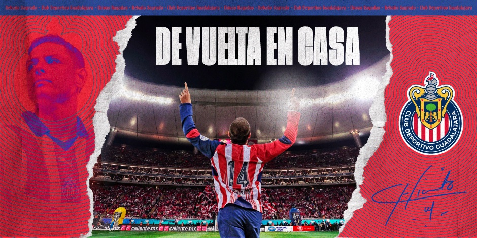 ¡Bienvenido a tu casa, <a href="/CH14_/">Javier “Chicharito” Hernandez</a>! 🥹 

Aquí te vimos crecer, consolidarte y emigrar para convertirte en leyenda del futbol mexicano 🔝🇲🇽 

¡#HO14Chicharito! ¡Qué gusto que estés otra vez con el Guadalajara! 🫶 

ℹ️ Toda la información 👉 bit.ly/3u40Q74