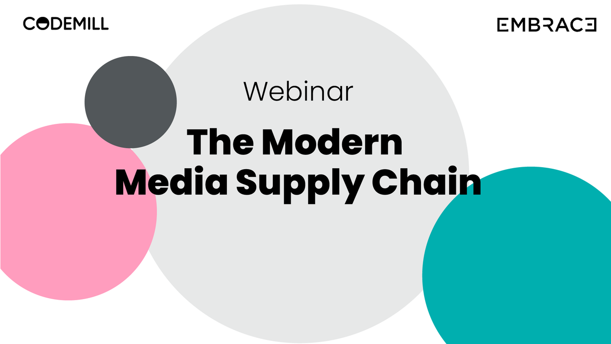 Join us on Thursday, 1st February at 10:00 am (CET) to discover the practical advantages of implementing a modern Media Asset Management and an orchestration Business Process Management System.
REGISTRATION 👉 bit.ly/3Su3Wuf
Co-hosted with <a href="/CodemillAB/">Codemill</a>
#WEBINAR #MAM #BPM