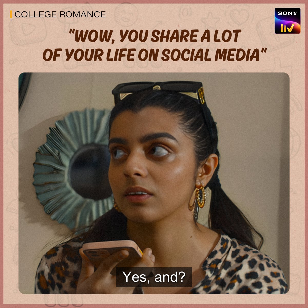 SonyLIVIntl's tweet image. Slaying doubts with a side of sass. 🤷🏽‍♀️💁🏽

#YesAnd #Gullak #Cubicles #GirlsHostel #CollegeRomance