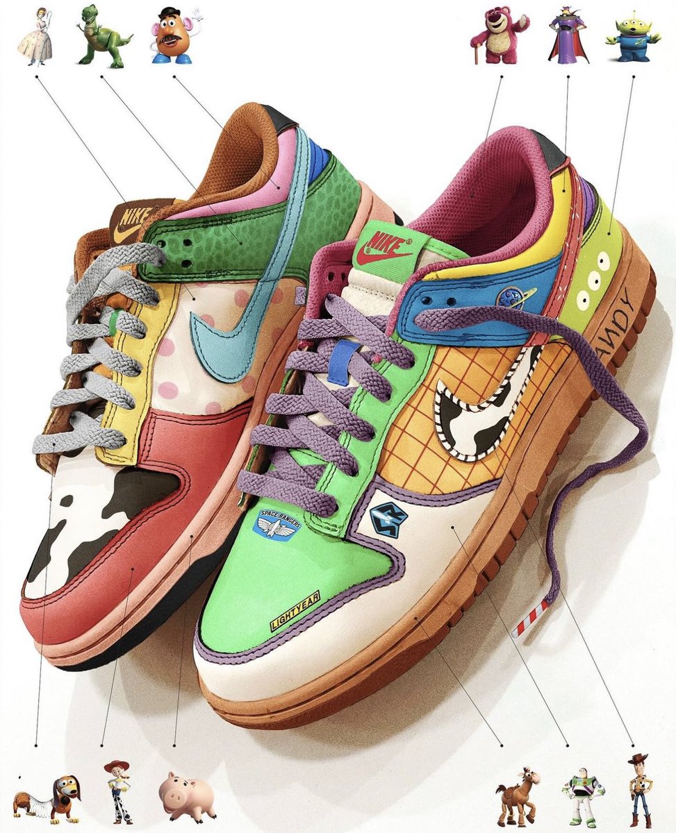 nike dunk toy story