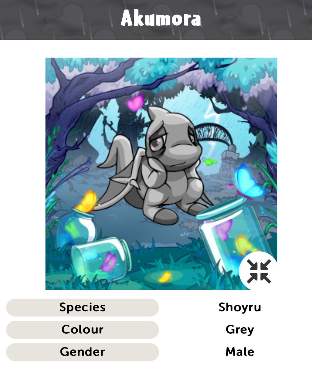 dumauriayyy's tweet photo. neopets officially brought back uc’s and childhood me is healed…he’s perfect 😭😭 https://t.co/y4rAIA2kaQ