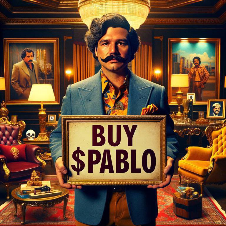 Adding more on this dip $PABLO. I love how active the community. NFT’s are also live. $1 🧲