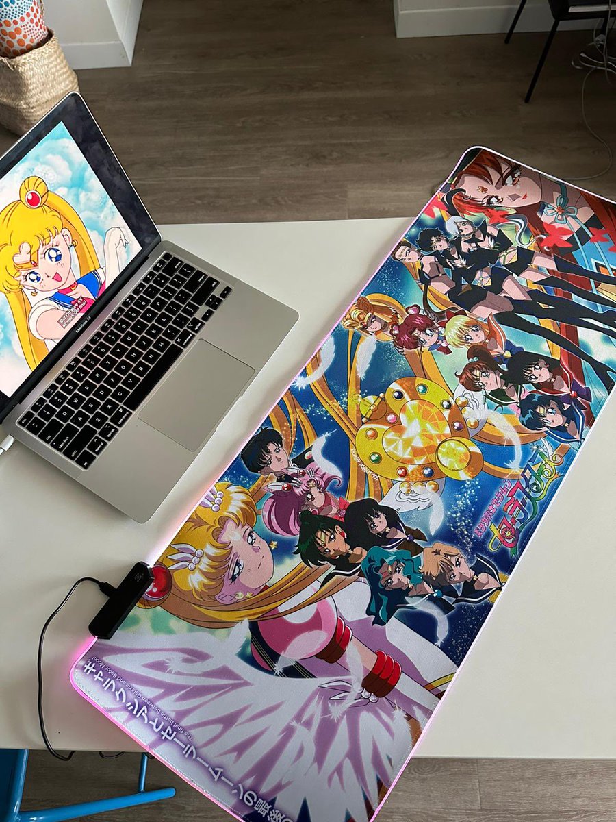 The Mousepads I made have arrived! If you want more info on IG ✨🙏🏼🥹 #sailormoon #sailormoon90 #sailormoonfans