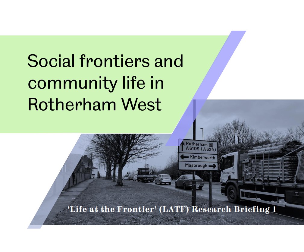 Aneta Piekut (@anetapiekut) on Twitter photo Our first Research Briefing from <a href="/FrontiersSocial/">SocialFrontiers</a> project is out: 'Social Frontiers and Community Life in Rotherham West'. Published here: doi.org/10.15131/shef.…
with <a href="/drhenrystaples/">Henry Staples</a> & Zanib Rasool & <a href="/GwilymPryce1/">Gwilym Pryce</a> Our first Research Briefing from <a href="/FrontiersSocial/">SocialFrontiers</a> project is out: 'Social Frontiers and Community Life in Rotherham West'. Published here: doi.org/10.15131/shef.…
with <a href="/drhenrystaples/">Henry Staples</a> & Zanib Rasool & <a href="/GwilymPryce1/">Gwilym Pryce</a>