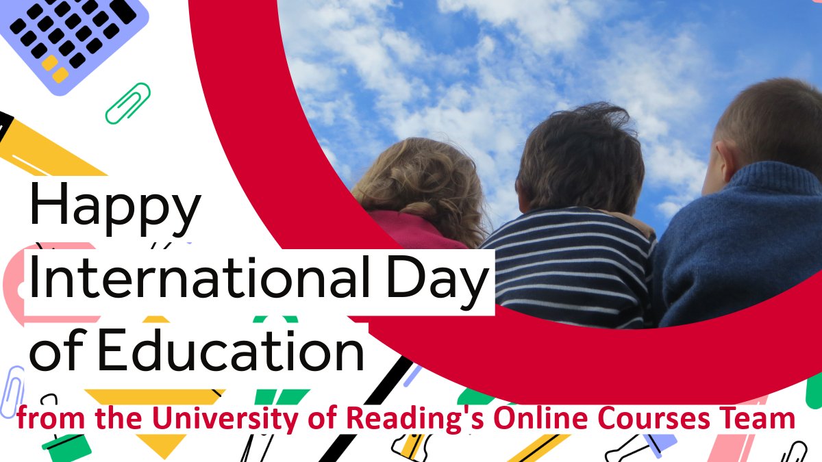 Happy #InternationalDayofEducation! Looking for ways to enhance your #teaching? We have a range of free to join, CPD accredited online courses that aim to support those working in primary and secondary schools. Explore the Education section on our website: reading.ac.uk/ready-to-study…