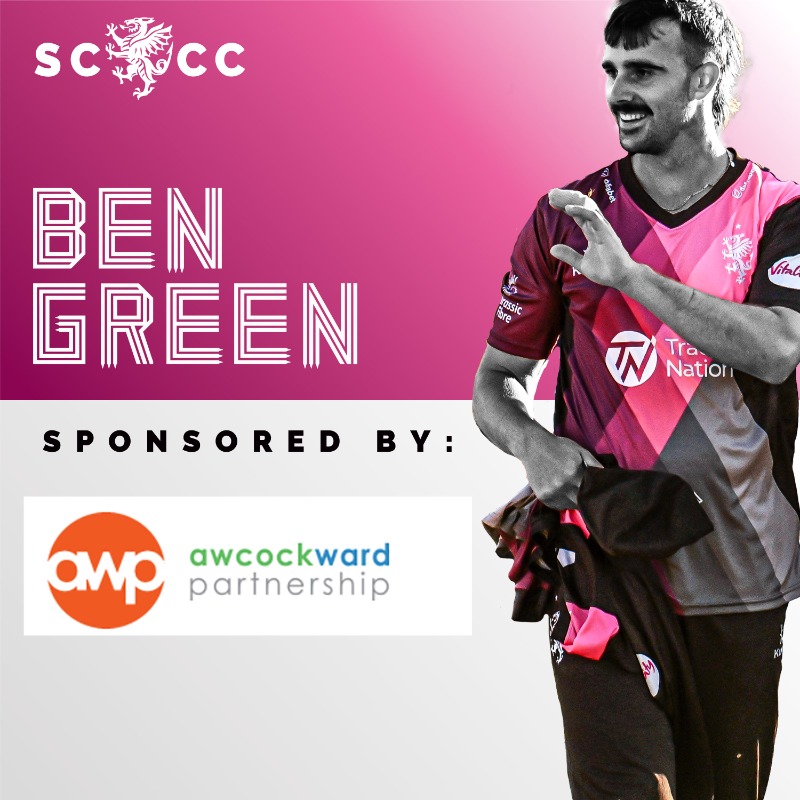 SomersetCCC's tweet photo. PLAYER SPONSORSHIP: Ben Green will be sponsored by @AWPExeter for the 2024 season!

#WeAreSomerset