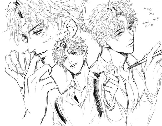 ホムラ描けるか試しに描いてみたら意外と似てるかも! 