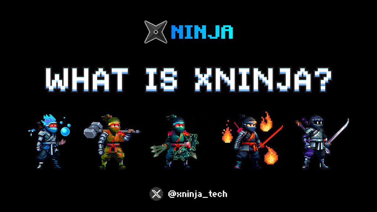 xninja_tech's tweet image. What's xNinja?
xNinja is the first SocialFi 2.0 built on Injective, by Ninjas & for Ninjas, where you can train your Ninja (game character), fight battles directly on 𝕏 (Twitter) interface and earn rewards while scrolling and playing at the same time ⚔️🥷🎮