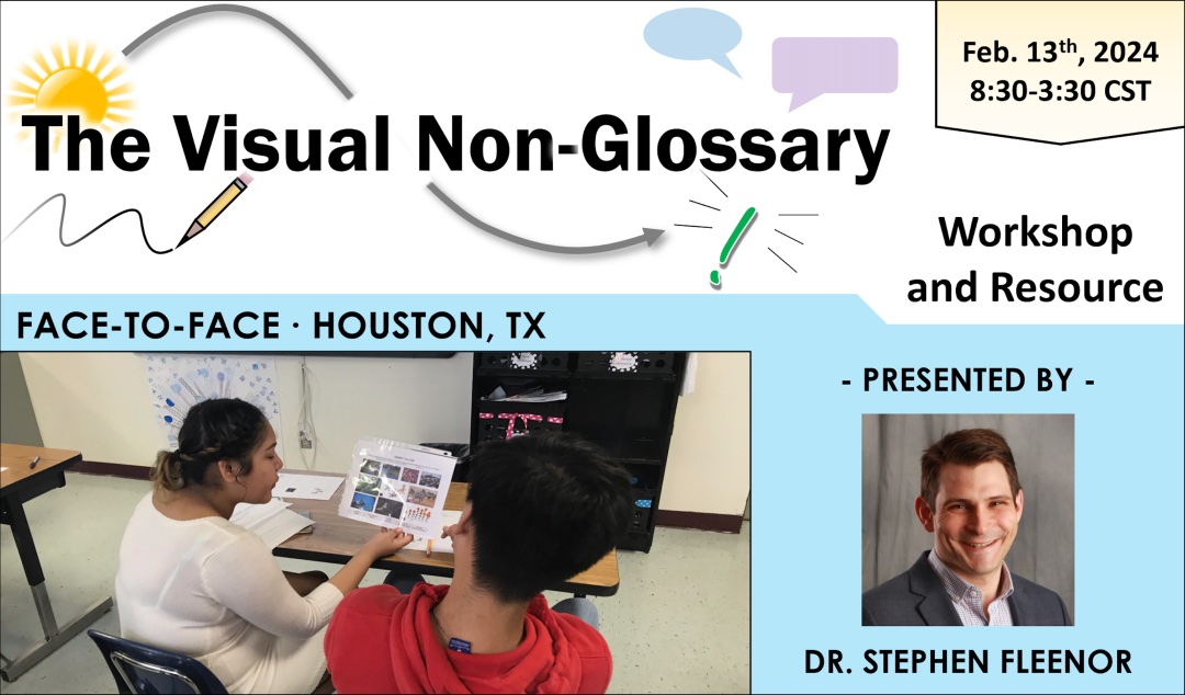 Who should attend @StFleenor’s 2/13 #VisualNonGlossary workshop in Houston? 🍎General-ed & #ESL Ts 🍎Campus/district admins 🍎#InstructionalCoaches & specialists 🍎District curriculum leaders Registration includes 1-year access to the VNG! seidlitzeducation.com/upcoming-event…