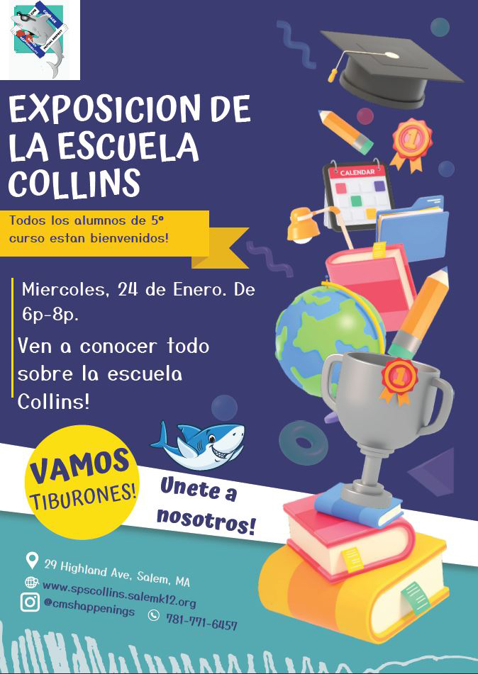 TONIGHT, 6-8 p.m. at the Collins Middle School Cafeteria. This is what an immersive, transformative middle school education looks like:
<a href="/cmshappenings/">Collins Middle School</a> <a href="/bentley_school/">Bentley Academy Innovation School</a> <a href="/sps_bates/">SPS-Bates</a> <a href="/SPSCarlton/">CarltonInnovationSchool</a> <a href="/HMLS_Salem/">Horace Mann Laboratory School</a> <a href="/WitchcraftOwls/">WitchcraftHeightsElementary</a> <a href="/SaltonstallPTO/">Saltonstall School</a>