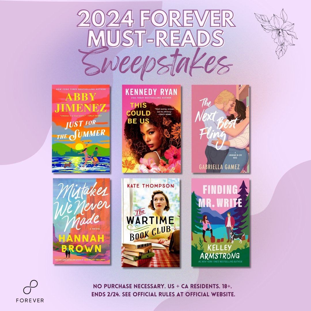 Don't miss this chance to enter the Forever Must-Read Sweepstakes for a chance to win FINDING MR. WRITE by @KelleyArmstrong and more! hachettebookgroup.com/sweepstakes/fo…