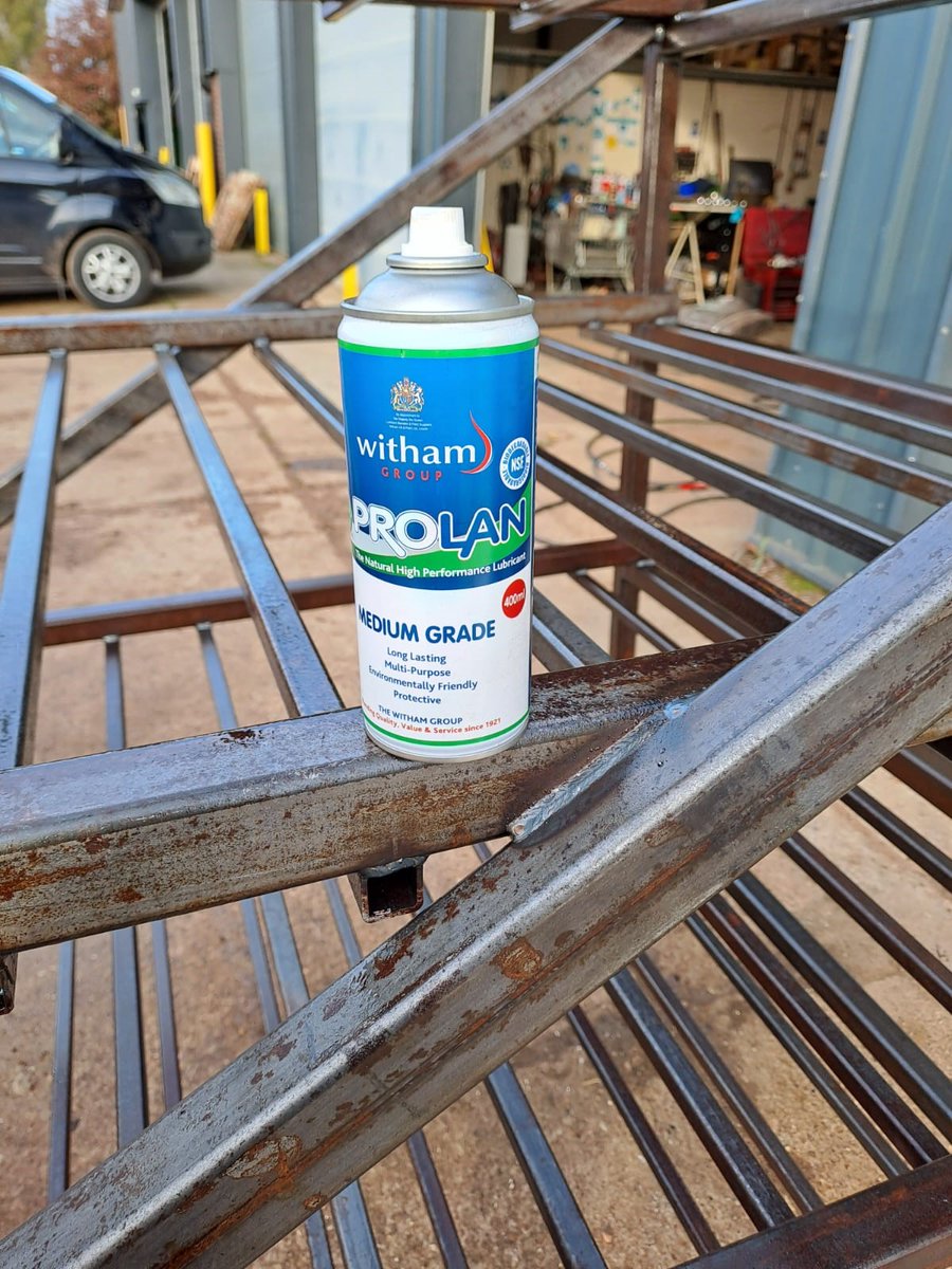 Our customer used Prolan Medium Grade aerosol spray to protect some metal racking from rust during the winter.

Prolan's lanolin based formula is a fantastic rust protector and provides outstanding moisture repellency. 

#rustproofing #rustprevention #corrosionprotection