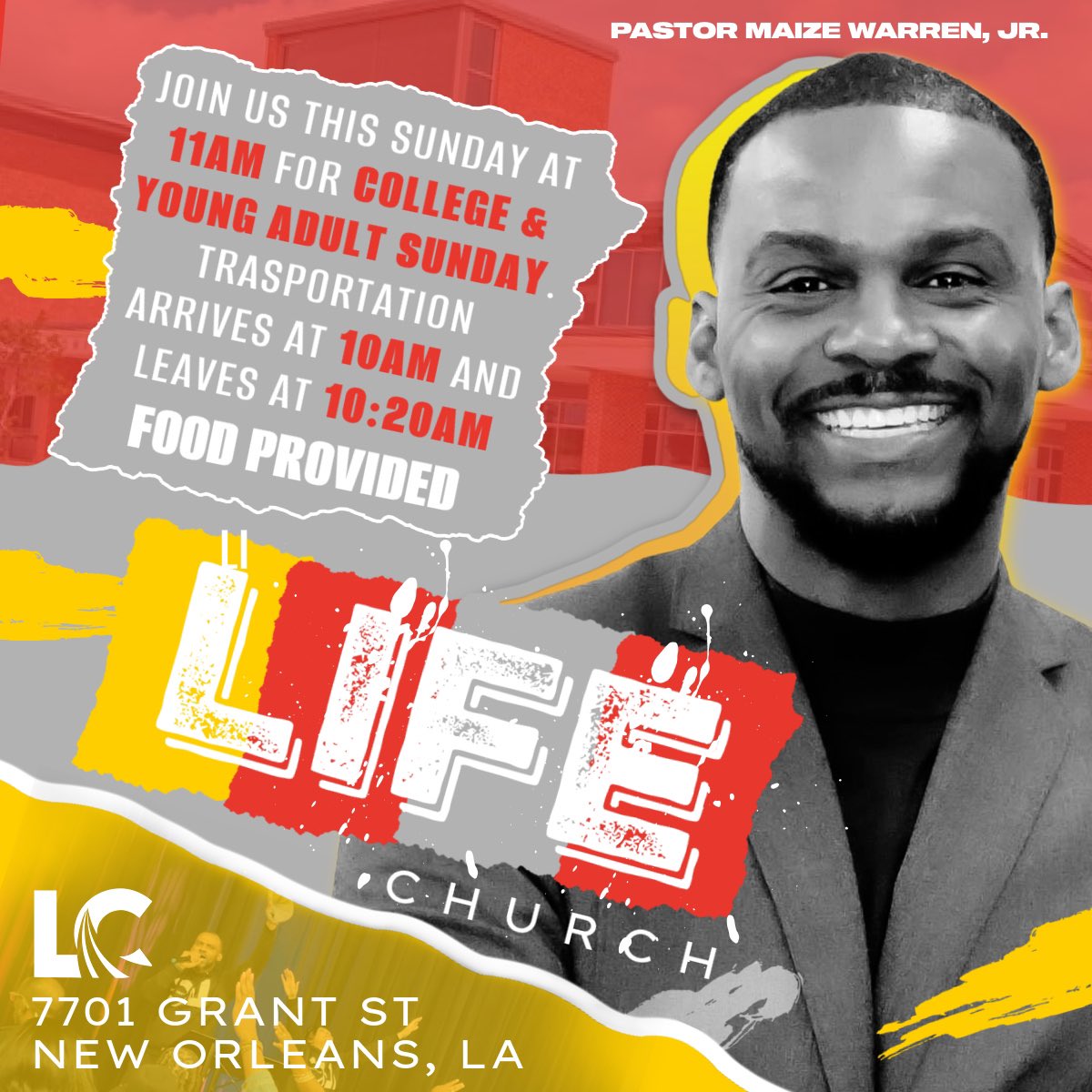 MaizeWarrenJr's tweet image. Don't forget to rep your favorite college this Sunday @tanethiawarren. 

🗣️LET'S GO!

11am
7701 Grant St
NOLA

#collegesunday #XavierUniversity #tulaneuniversity #SUNO #universityofneworleans #dillarduniversity #LoyolaNewOrleans #delgado #wearelifechurchno @TanethiaWarren