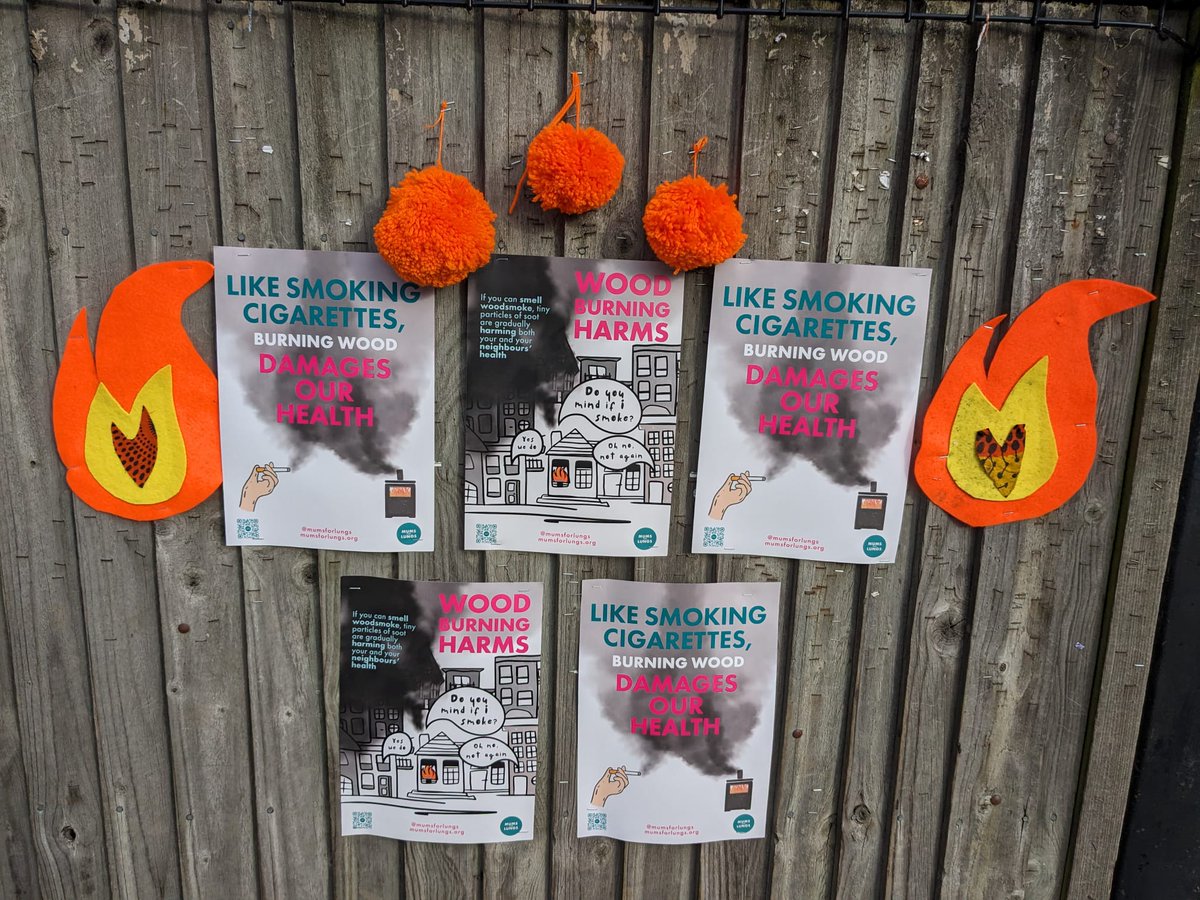 MumsForLungs's tweet image. Our posters have been going up all over the country - if you've put some up, please post a pic and tag us, using #CleanAirNight. 🙏💚
#AirPollution #EcoStove #WoodBurning