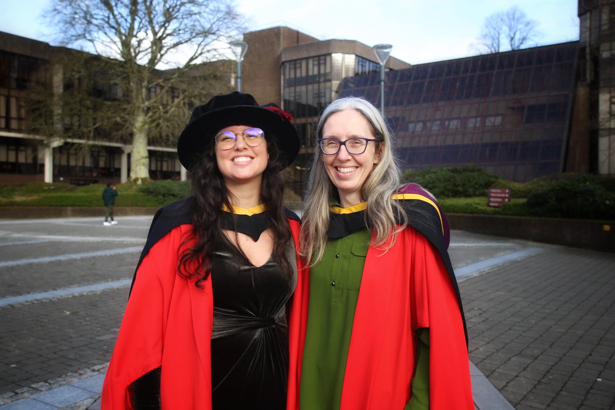 Congratulations to Dr Mariana Silva who will be receiving her PhD today @UL 

Pictured with her Supervisor Professor Sarah Hudson

#ulgraduation #congratulations