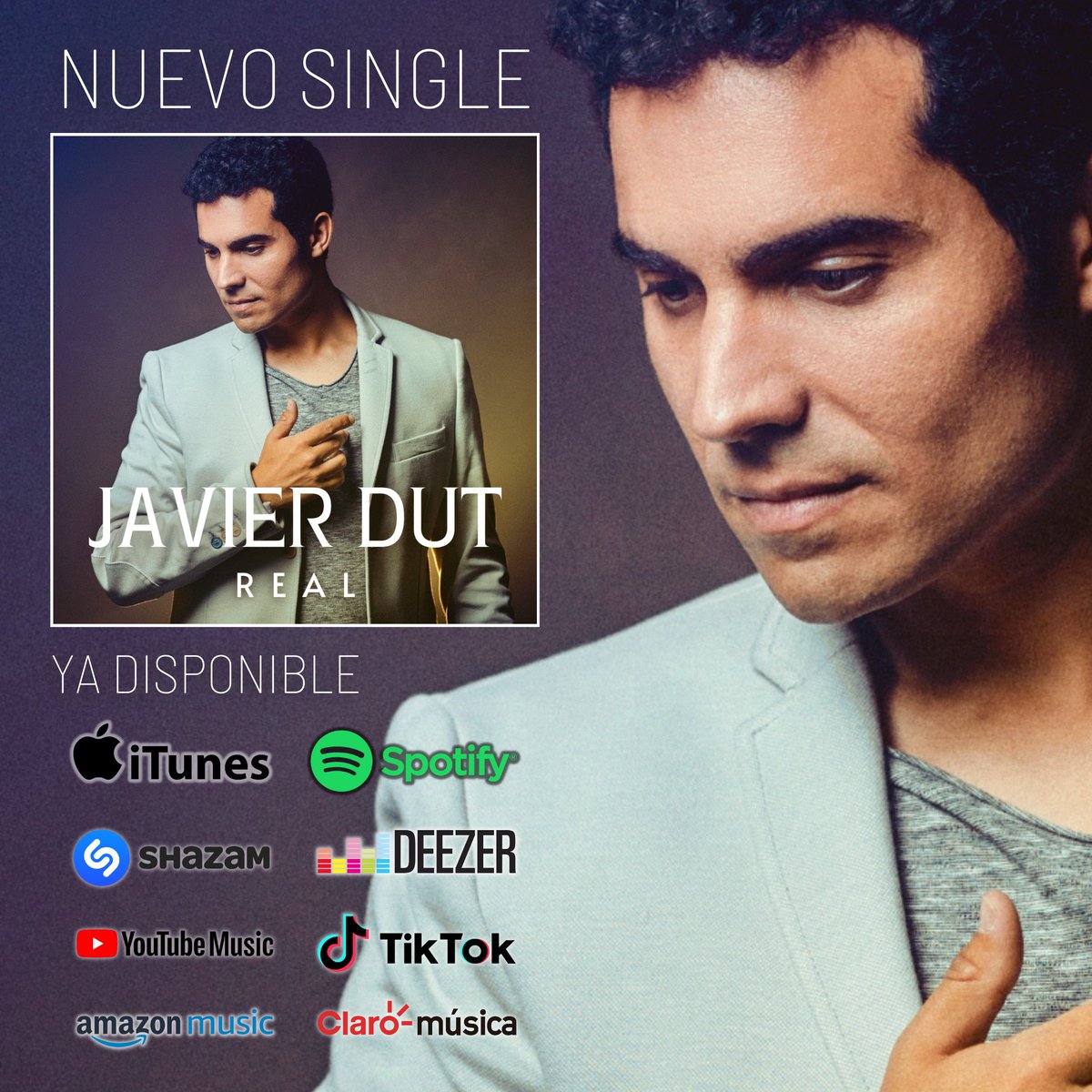 Javier_Dut's tweet photo. "REAL" ya está disponible en plataformas digitales 🧡 ¡Ojalá que os guste mucho! ✨ Producido por: Sergi Flores. Grabación, mezcla y mastering: @pkostudios @piposll @ajm_mastering Foto: Cuco Cuervo
#real #single #javierdut #pop #españa #canción #música #plataformasdigitales https://t.co/dJSGGPUBFh